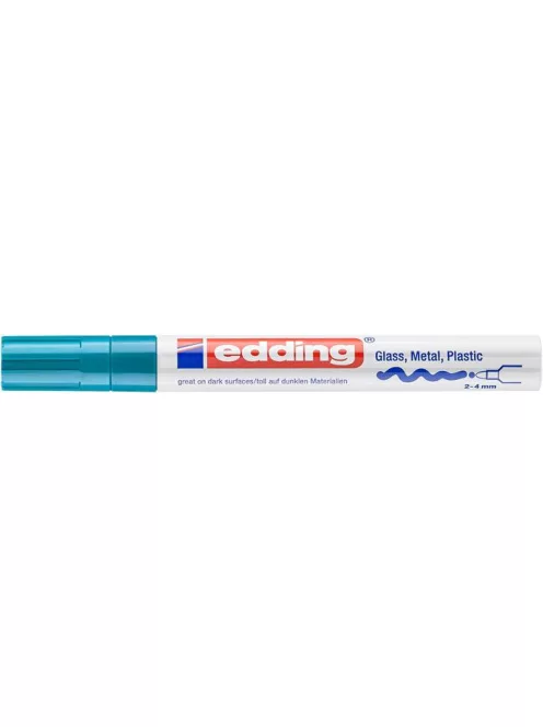 EDDING Lakkmarker, 2-4 mm, EDDING "750", világoskék