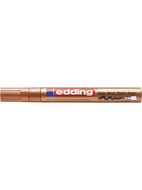 EDDING Lakkmarker, 2-4 mm, EDDING "750", vörösréz