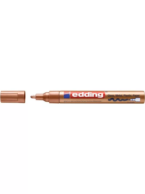 EDDING Lakkmarker, 2-4 mm, EDDING "750", vörösréz