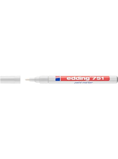 EDDING Lakkmarker, 1-2 mm, EDDING "751", fehér