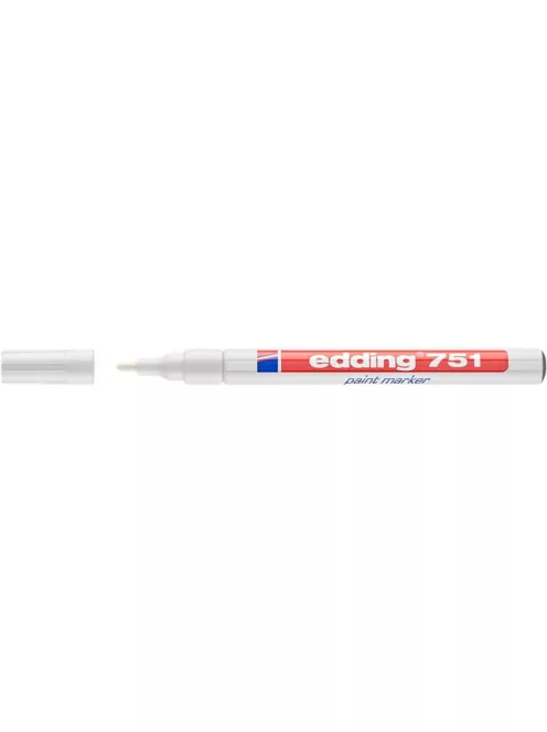EDDING Lakkmarker, 1-2 mm, EDDING "751", fehér