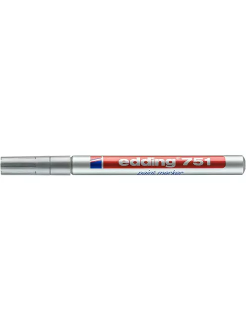 EDDING Lakkmarker, 1-2 mm, EDDING "751", ezüst