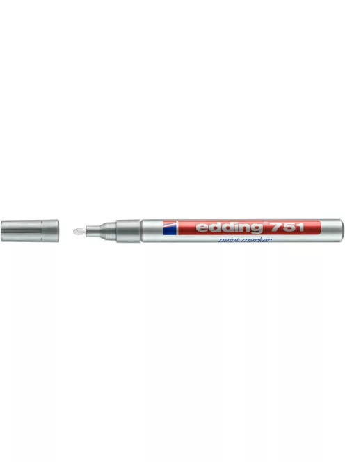 EDDING Lakkmarker, 1-2 mm, EDDING "751", ezüst