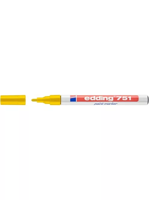 EDDING Lakkmarker, 1-2 mm, EDDING "751", sárga