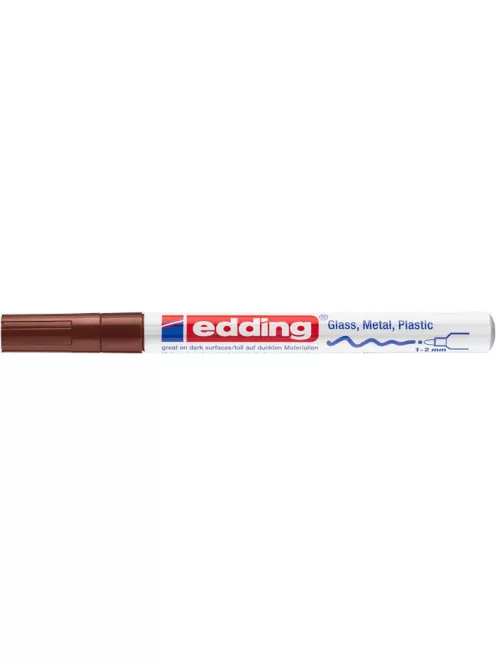 EDDING Lakkmarker, 1-2 mm, EDDING "751", barna