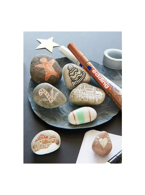 EDDING Lakkmarker, 1-2 mm, EDDING "751", barna