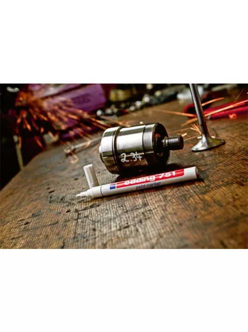 EDDING Lakkmarker, 1-2 mm, EDDING "751", barna