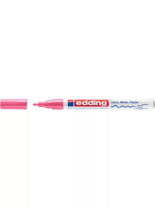 EDDING Lakkmarker, 1-2 mm, EDDING "751", rózsaszín