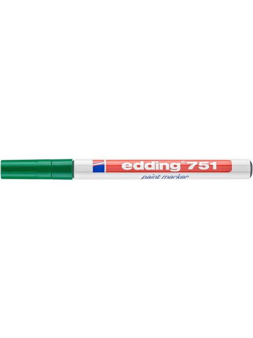 EDDING Lakkmarker, 1-2 mm, EDDING "751", zöld