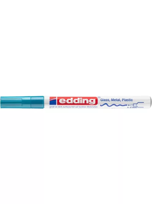EDDING Lakkmarker, 1-2 mm, EDDING "751", világoskék