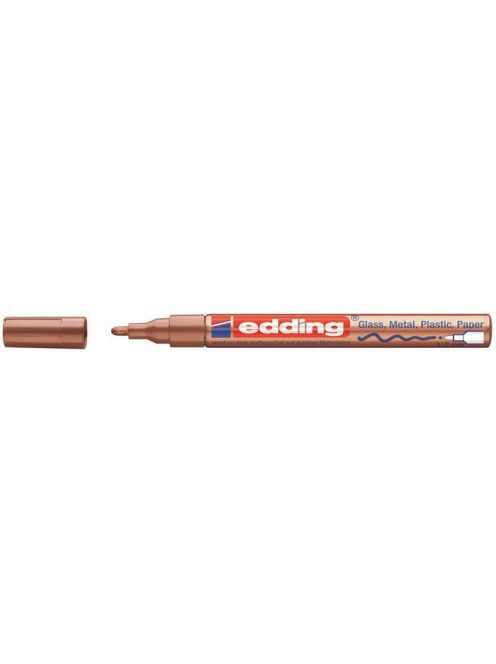 EDDING Lakkmarker, 1-2 mm, EDDING "751", vörösréz