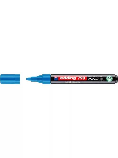 EDDING Lakkmarker, 2-3 mm, PCR, EDDING "790", világoskék