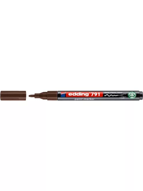 EDDING Lakkmarker, 1-2 mm, PCR, EDDING "791", barna