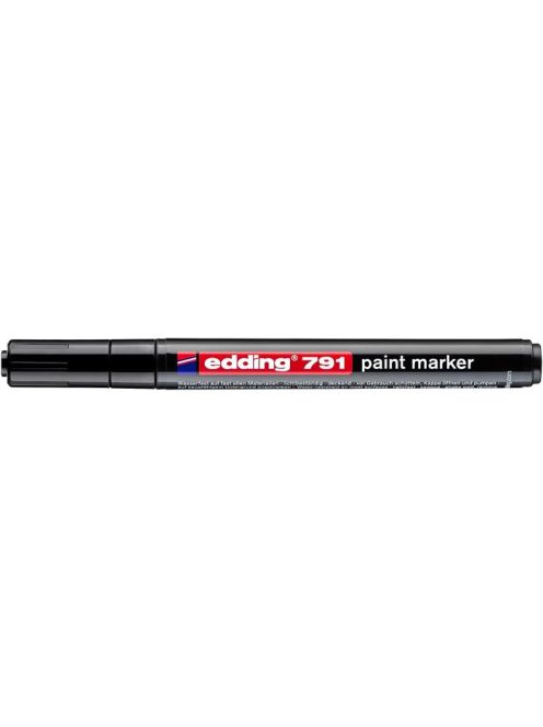 EDDING Lakkmarker, 1-2 mm, EDDING "791", fekete