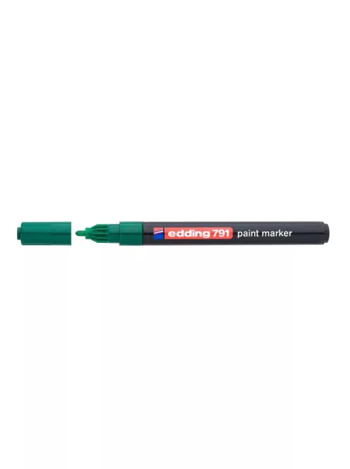 EDDING Lakkmarker, 1-2 mm, EDDING "791", zöld