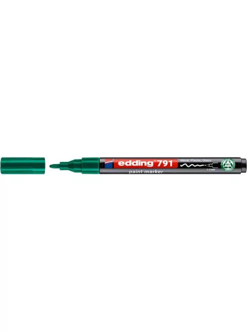 EDDING Lakkmarker, 1-2 mm, PCR, EDDING "791", zöld