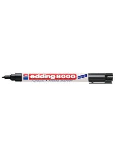  EDDING Alkoholos marker, 1 mm, kúpos, EDDING "8000 Freeze", fekete