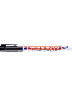   EDDING Alkoholos marker, 1 mm, kúpos, EDDING "8000 Freeze", fekete