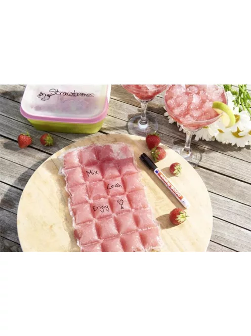 EDDING Alkoholos marker, 1 mm, kúpos, EDDING "8000 Freeze", fekete