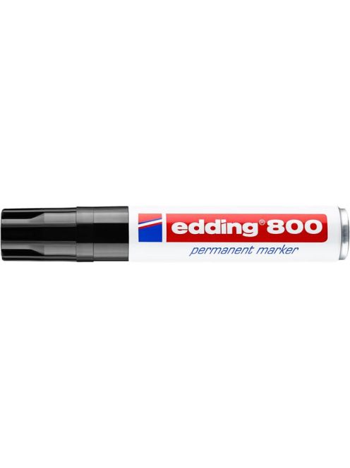 EDDING Alkoholos marker, 4-12 mm, vágott, EDDING "800", fekete