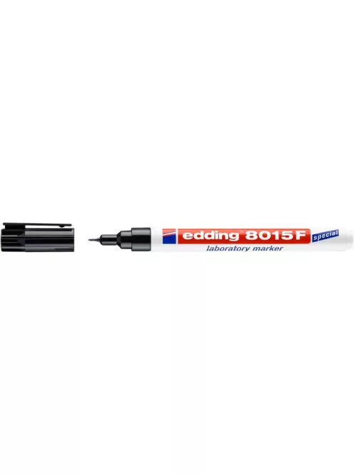 EDDING Laboratóriumi marker, 0,75 mm, kúpos, EDDING "8015", fekete