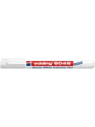 EDDING Alkoholos marker, 1-3 mm, kúpos, ipari, EDDING "8046", fehér