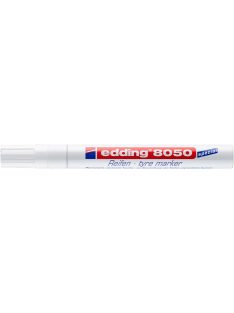   EDDING Gumijelölő marker, 2-4 mm, kúpos, EDDING "8050", fehér