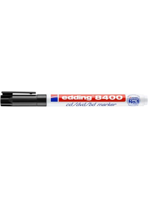 EDDING Alkoholos marker, CD/DVD, 0,5-1 mm, EDDING "8400", fekete