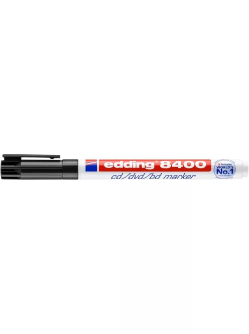 EDDING Alkoholos marker, CD/DVD, 0,5-1 mm, EDDING "8400", fekete