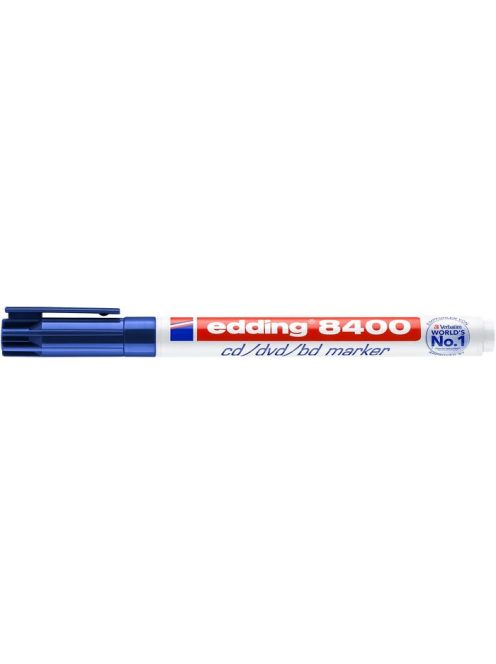 EDDING Alkoholos marker, CD/DVD, 0,5-1 mm, EDDING "8400", kék