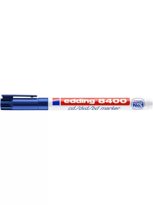 EDDING Alkoholos marker, CD/DVD, 0,5-1 mm, EDDING "8400", kék