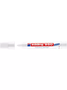   EDDING Jelölő marker, 10 mm, kúpos, EDDING "950", fehér