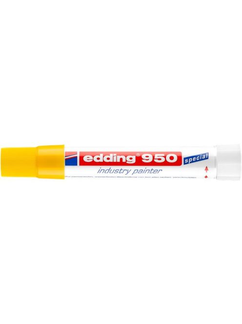 EDDING Jelölő marker, 10 mm, kúpos, EDDING "950", sárga