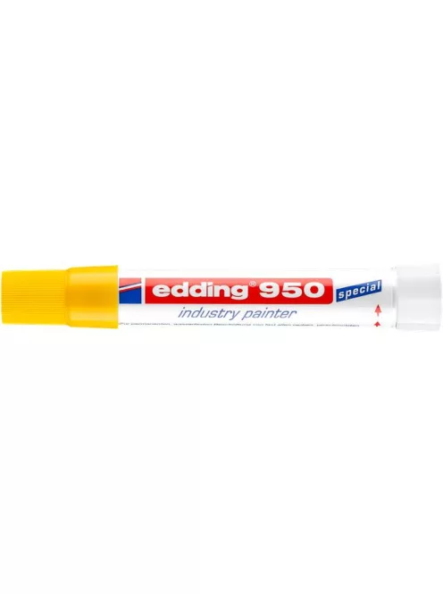 EDDING Jelölő marker, 10 mm, kúpos, EDDING "950", sárga