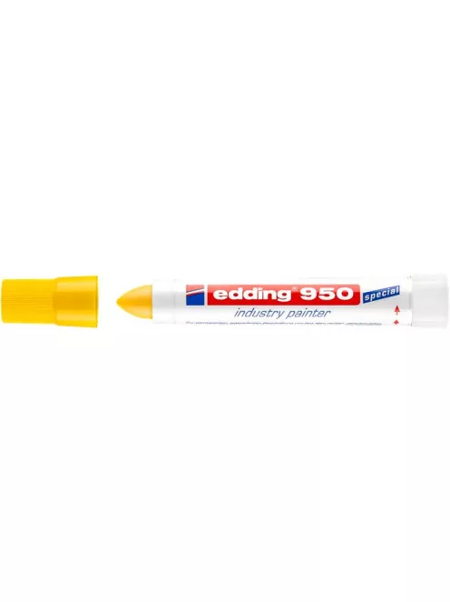 EDDING Jelölő marker, 10 mm, kúpos, EDDING "950", sárga