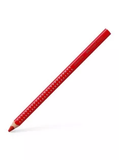   FABER-CASTELL Színes ceruza, háromszögletű, FABER-CASTELL "Grip 2001 Jumbo", piros