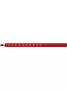FABER-CASTELL Színes ceruza, háromszögletű, FABER-CASTELL "Grip 2001 Jumbo", piros