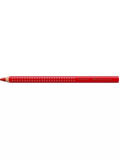   FABER-CASTELL Színes ceruza, háromszögletű, FABER-CASTELL "Grip 2001 Jumbo", piros