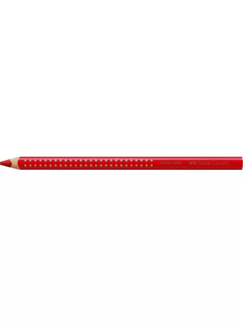 FABER-CASTELL Színes ceruza, háromszögletű, FABER-CASTELL "Grip 2001 Jumbo", piros