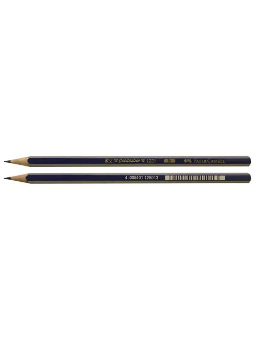 FABER-CASTELL Grafitceruza, B, hatszögletű, FABER-CASTELL "Goldfaber"