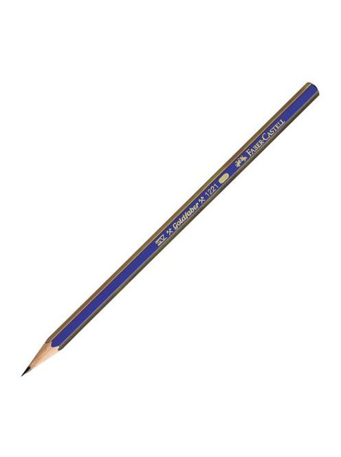 FABER-CASTELL Grafitceruza, 3B, hatszögletű, FABER-CASTELL "Goldfaber"