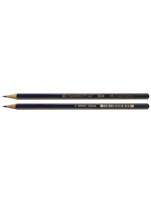 FABER-CASTELL Grafitceruza, 4B, hatszögletű, FABER-CASTELL "Goldfaber"