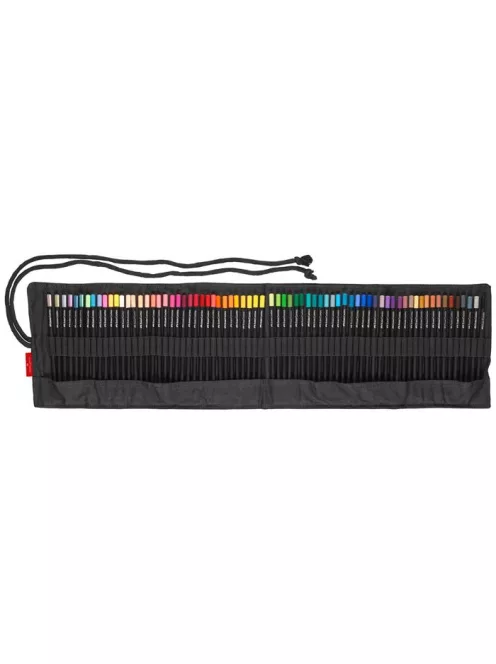 FABER-CASTELL Színesceruza készlet, háromszögletű, FABER-CASTELL "Black Edition", 72 különböző szín