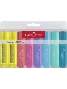   FABER-CASTELL Szövegkiemelő készlet, 1-5 mm, FABER-CASTELL "1546 Pastel", 8 különböző szín