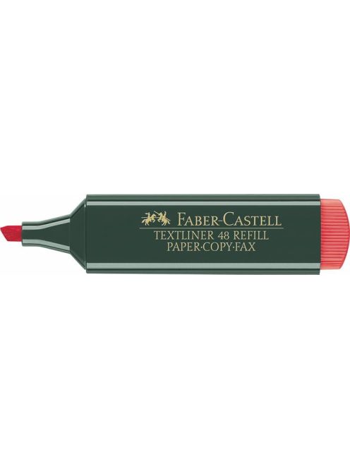 FABER-CASTELL Szövegkiemelő, 1-5 mm, FABER-CASTELL, "Textliner 48", piros