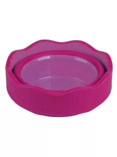   FABER-CASTELL Ecsettál, műanyag, FABER-CASTELL "Click&Go", piros