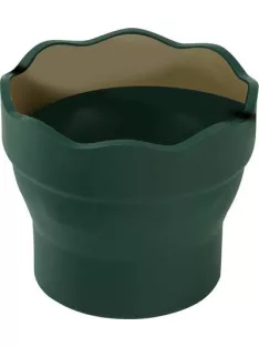   FABER-CASTELL Ecsettál, műanyag, FABER-CASTELL "Click&Go", zöld