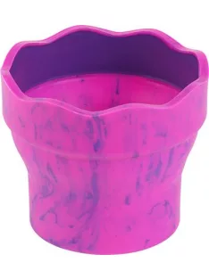   FABER-CASTELL Ecsettál, műanyag, FABER-CASTELL "Click&Go", rózsaszín