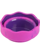 FABER-CASTELL Ecsettál, műanyag, FABER-CASTELL "Click&Go", rózsaszín