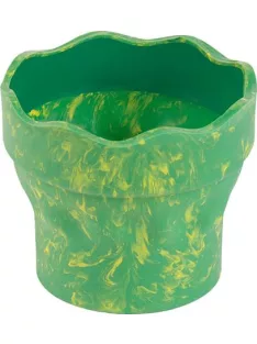   FABER-CASTELL Ecsettál, műanyag, FABER-CASTELL "Click&Go", zöld